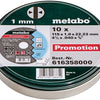 Metabo accessoires metabo doorslijpschijven in blik (10 st.) ø 115x1,0x22,23 - 616358000