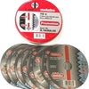 Metabo accessoires metabo doorslijpschijven in blik (10 st.) ø 115x1,0x22,23 - 616358000