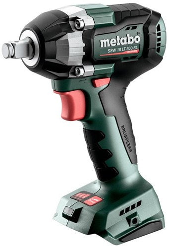 Metabo ssw 18 lt 300 bl accu-slagmoersleutel | 18 v | 300 nm | in x, zonder accu-packs en lader - 602398840