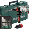 Metabo uhe 2660-2 quick set combihamer | 800w 2.8j + sds-plus-boor- beitelset (10-dlg) - 600697510