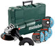 Metabo w 750-125 set | haakse slijper | 125 mm | 750 watt | 11500 min | in kunststof koffer + toebehoren - 603605680