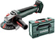 Metabo wpb 18 lt bl 11-125 quick accu haakse slijper 18v body met paddleschakelaar in x 165 l | zonder accu's en lader - 613059840