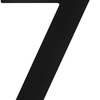 Metafranc huisnummer 7 120mm zwart - wu0424667