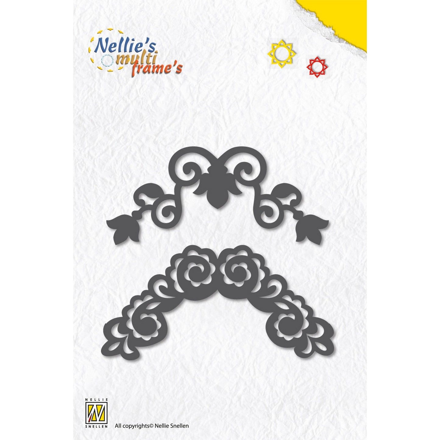 Nellie's choice • multi frame dies hoekversiering 2st.