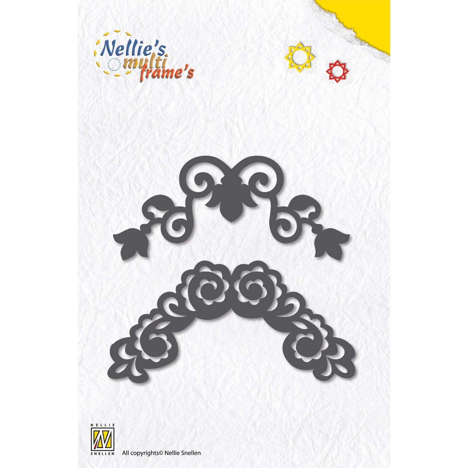 Nellie's choice • multi frame dies hoekversiering 2st.