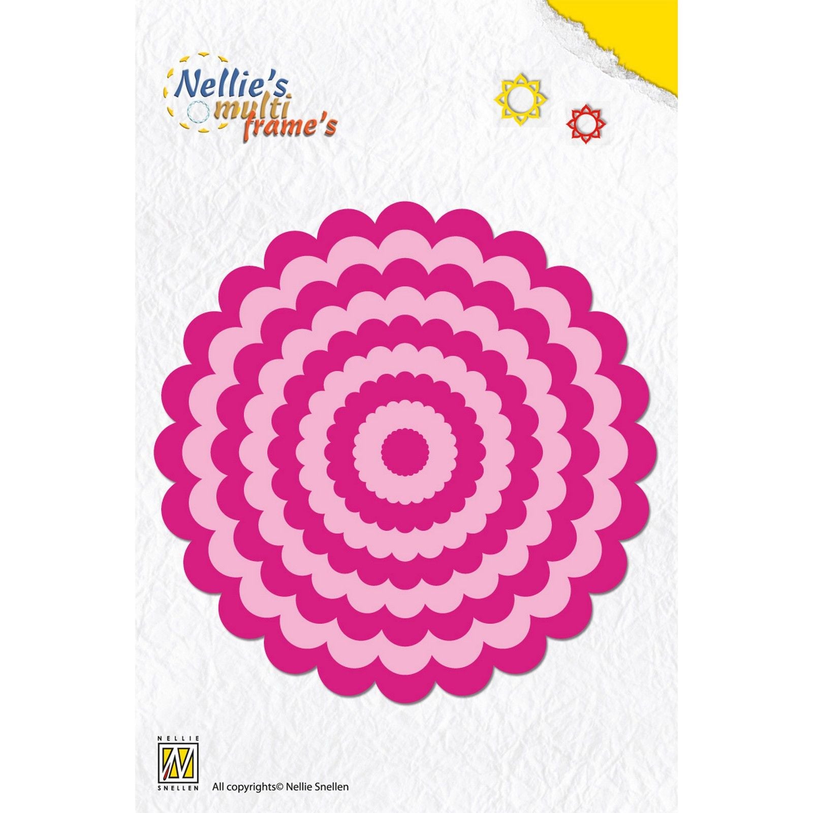 Nellie's choice • multi frame dies golvend cirkel 9st.