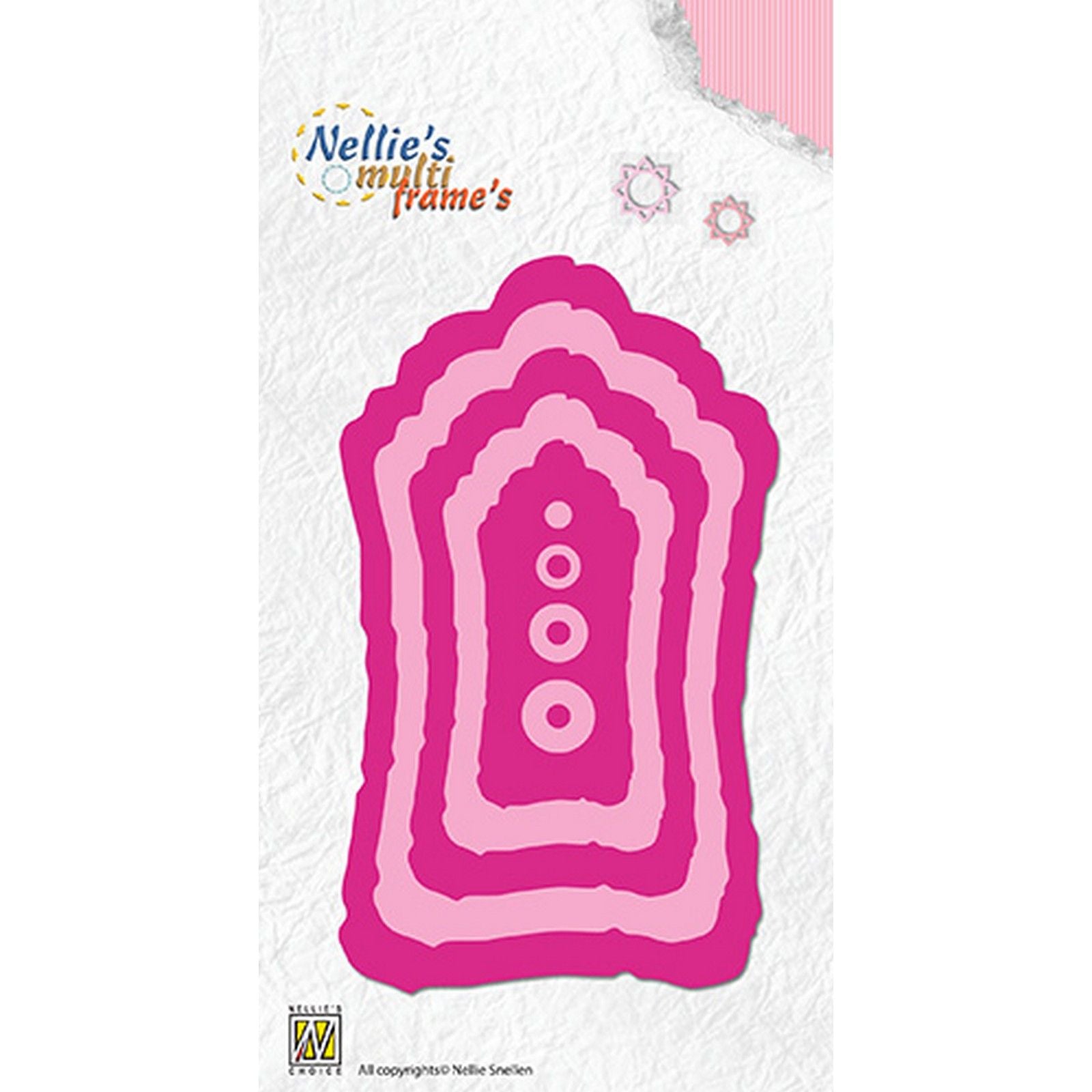 Nellie's choice • multi frame dies tags en labels 8st.