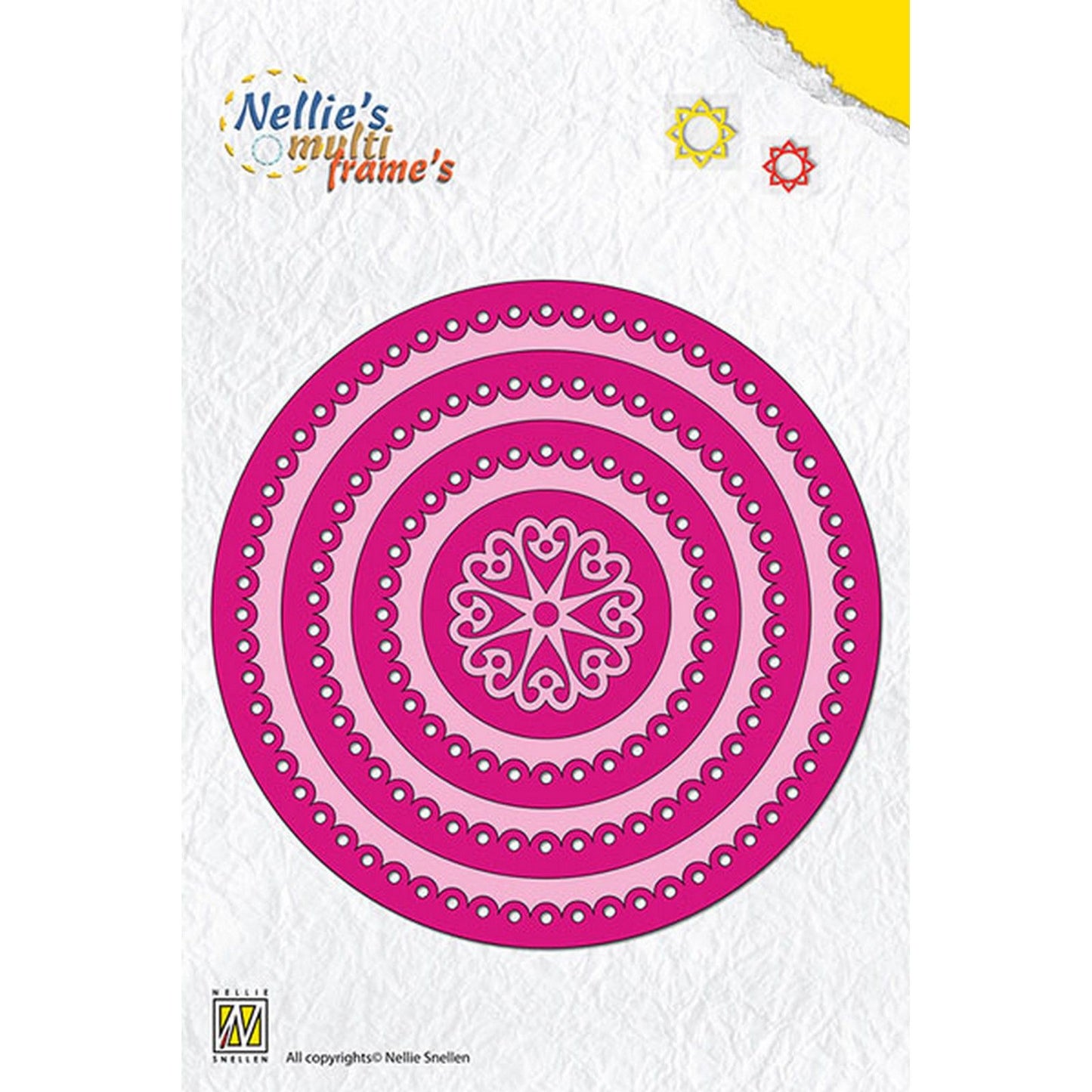 Nellie's choice • multi frame dies geschulpt cirkel 7st.