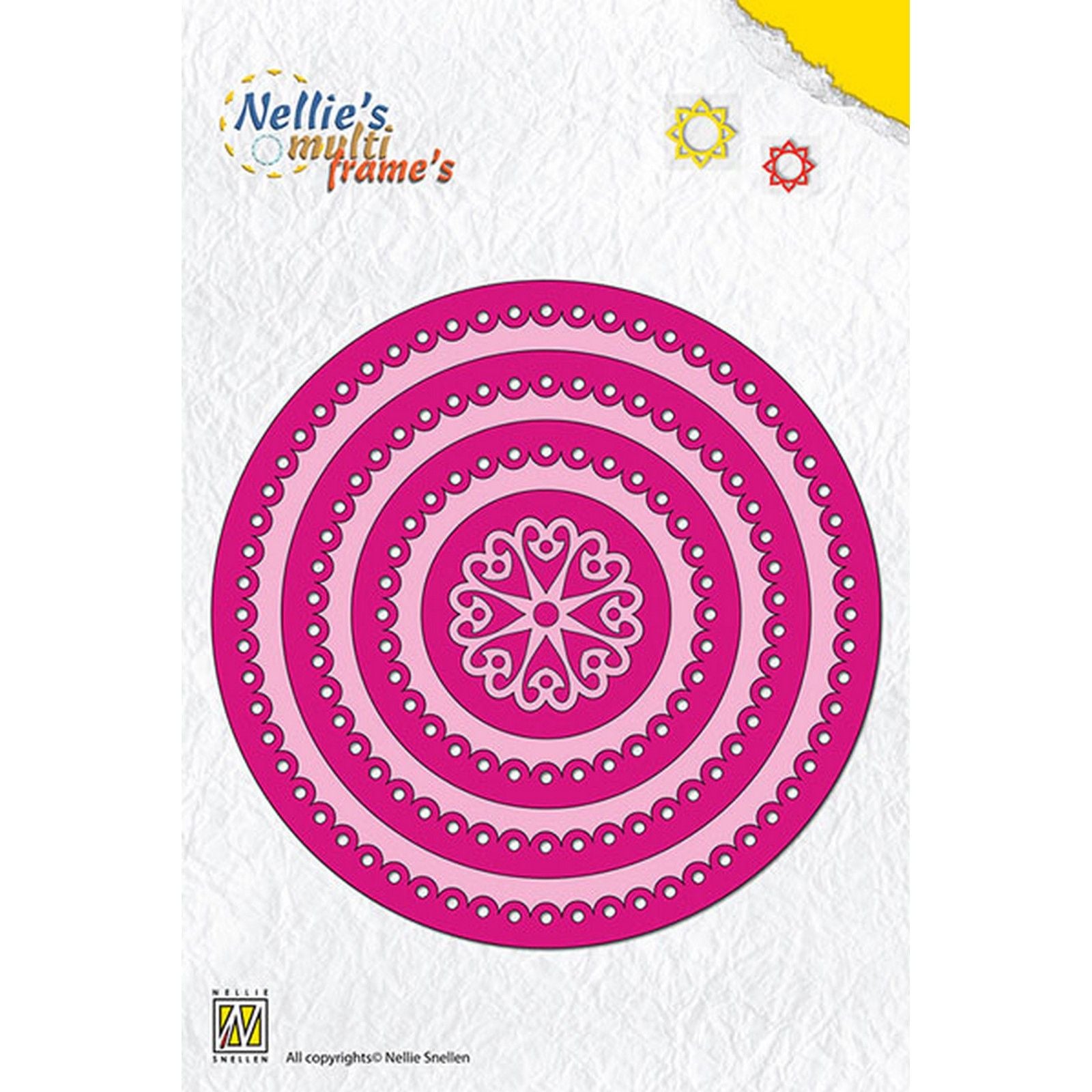 Nellie's choice • multi frame dies geschulpt cirkel 7st.