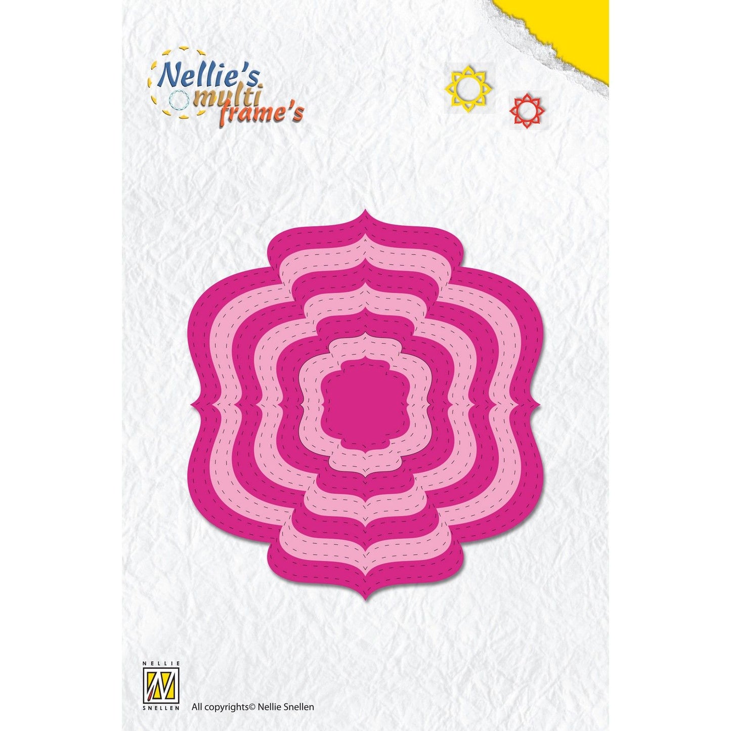 Nellie's choice • multi frame dies ornament stippellijn 7st.