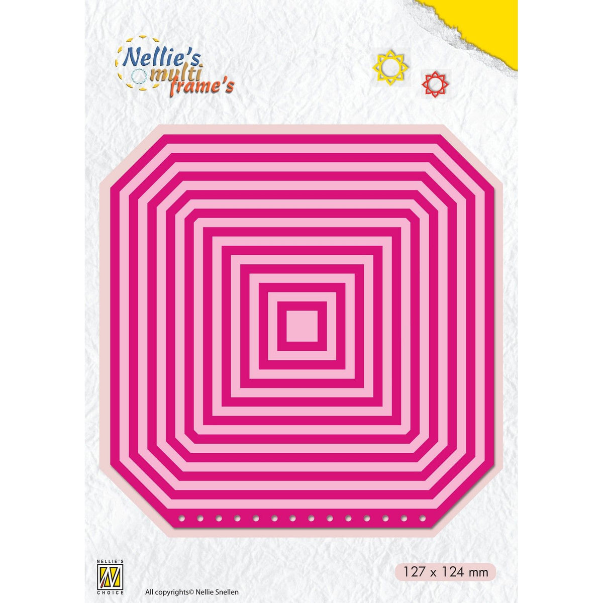 Nellie's choice • multi frame dies boekje vierkant 20st.
