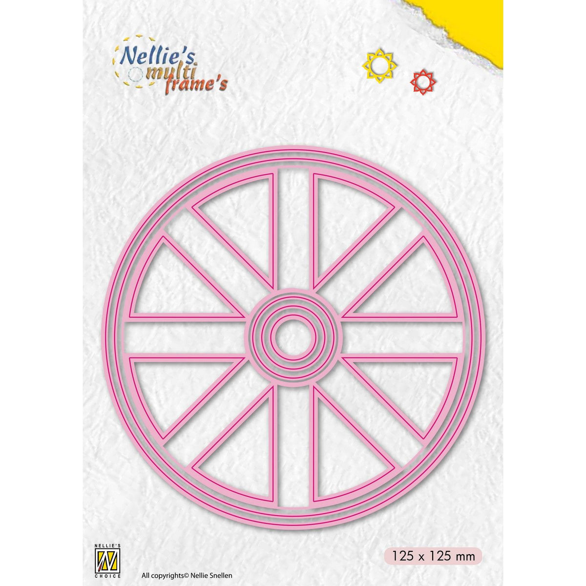 Nellie's choice • multi frame dies kaleidoscoop wiel 6st.