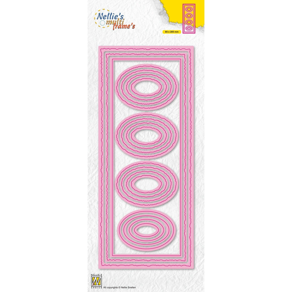 Nellie's choice • multi frame dies ovaal 19st.