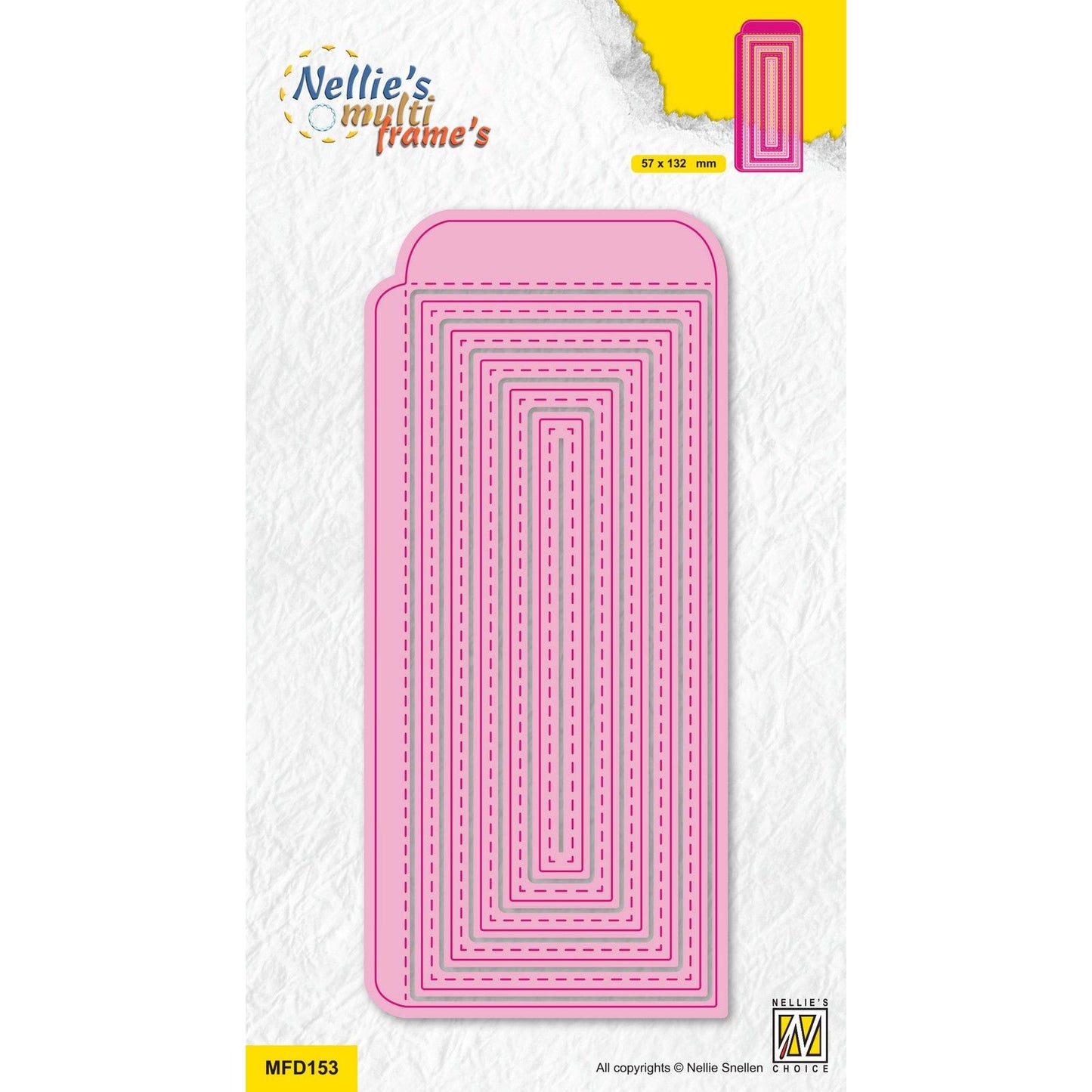Nellie's choice • multi frame die rechthoek 6st.