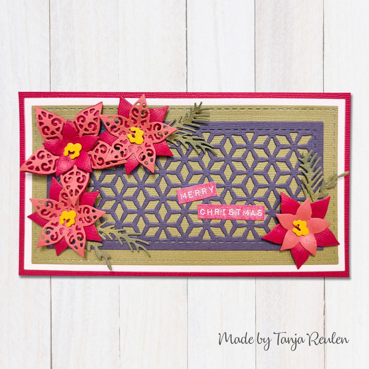 Nellie's choice • multi frame dies rechthoek kerstster 3st.