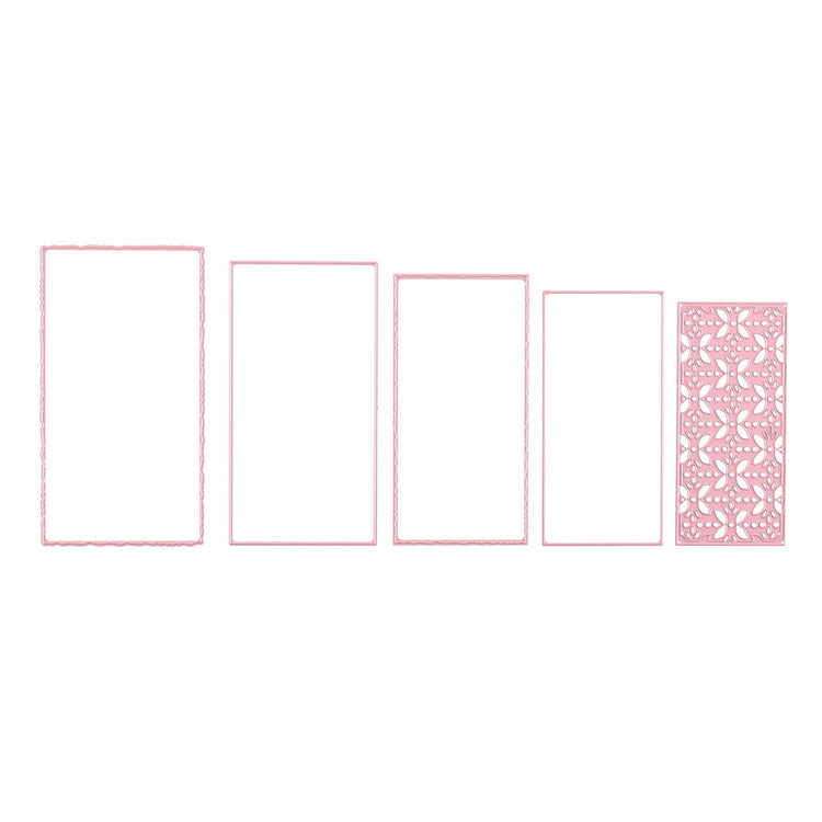 Nellie's choice • multi frame dies sterren rechthoek 5st.