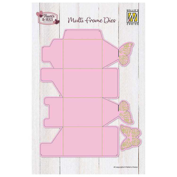 Nellie's choice • multi frame dies vlinder doosje 2st.