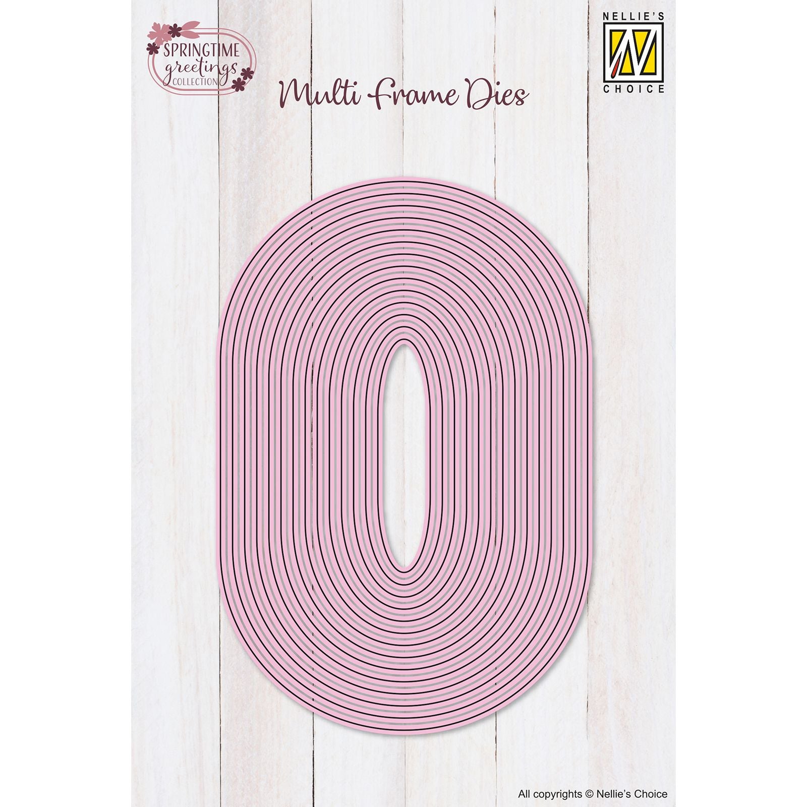 Nellie's choice • multi frame dies ovaal 14st.