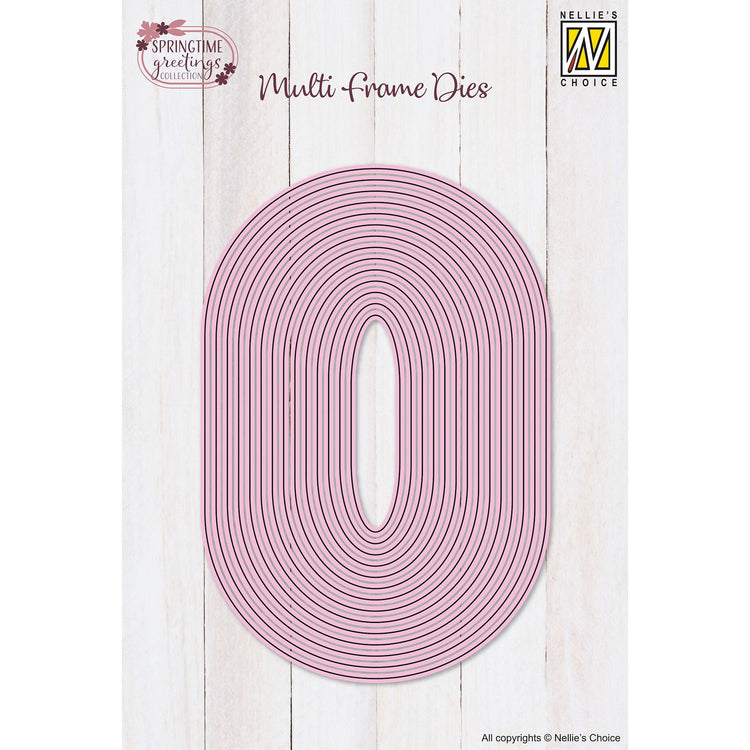 Nellie's choice • multi frame dies ovaal 14st.