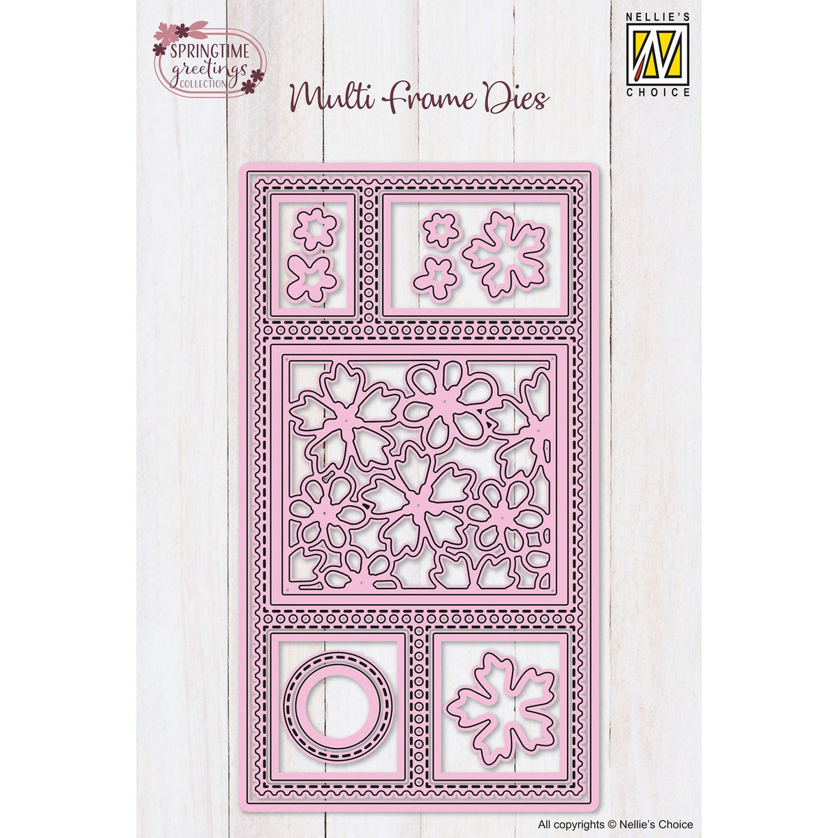Nellie's choice • multi frame dies lentebloemen 16st.