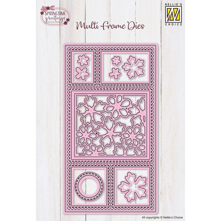 Nellie's choice • multi frame dies lentebloemen 16st.