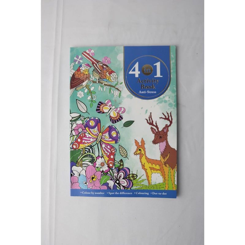 4 in 1 activiteitenboek anti-stress