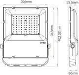 Mi-light rgb-cct led schijnwerper ip65 100w led0252 - afbeelding 2
