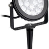 Mi-light rgb-cct led tuinspot ip65 9w rond zwart led0255