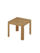 Grosfillex miami bijzet tuintafel kunststof pp 40x40cm camel