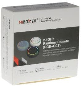 Mi-light miboxer rgb-cct afstandsbediening 2.4g 1-zone rond wit - led0205