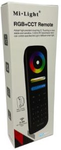 Mi-light miboxer rgb-cct afstandsbediening 2.4g 8-zones zwart - led0231 - afbeelding 2