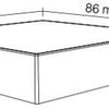 Mi-light miboxer rgb-cct draadloze opbouw schakelaar 2.4g 4-zones zwart - led0232