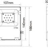 Mi-light miboxer rgb-cct led schijnwerper ip65 10w - led0247