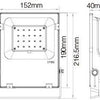 Mi-light miboxer rgb-cct led schijnwerper ip65 20w - led0248