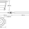 Mi-light miboxer rgb-cct mini downlighter 3w 12v rgb+2700-2200k - led0290