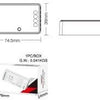 Mi-light miboxer zigbee rgb-cct controller voor led strips - led0274