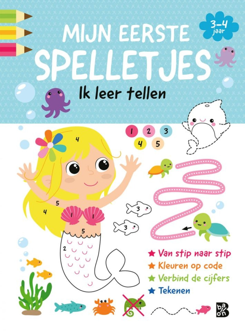 Standaard uitgeverij mijn eerste spelletjes - ik leer tellen 3-4 jaar