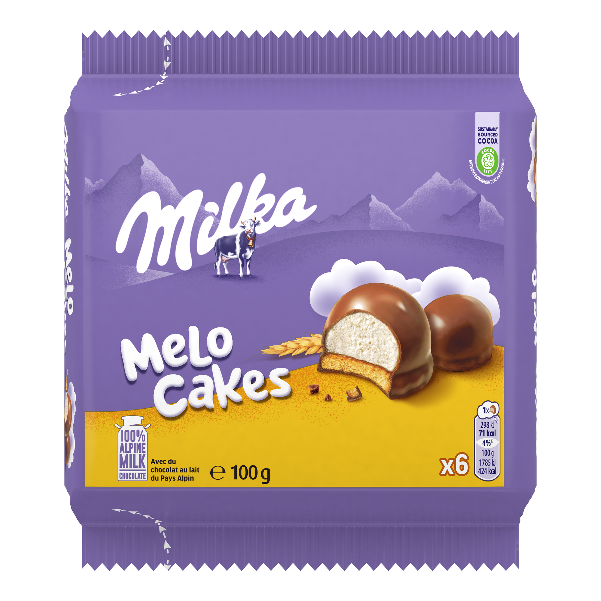 Milka melo-cakes (12x 100gr)