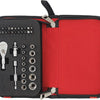 Milwaukee 1 4 compact ratchet set 39pc doppenset 1 4” four flat™compact in etui (39-delig) - 4932492672