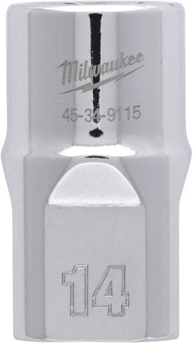 Milwaukee accessoires 1 2 dop metrisch - 14 mm - 4932480012