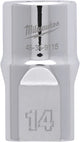 Milwaukee accessoires 1 2 dop metrisch - 14 mm - 4932480012
