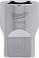 Milwaukee accessoires 1 2 dop metrisch - 21 mm - 4932480019