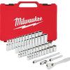 Milwaukee accessoires 1 4” ratel en doppenset | metrisch | 50-delig - 4932464944