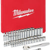 Milwaukee accessoires 3 8” ratel en doppenset | metrisch | 56-delig - 4932464946