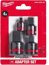 Milwaukee accessoires adapter shockwave hex set-4pc - 4932480356 - afbeelding 2