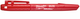 Milwaukee accessoires fine point marker - red - 1pc - 48223170