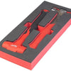 Milwaukee accessoires foam inlay hamers: bolkophamer 450g en terugslagvrije hamer 790g (2-delig) - 4932493254