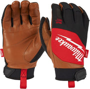 Milwaukee accessoires hybrid lederen werkhandschoenen - xl 10 | 1 paar - 4932471914 - afbeelding 1