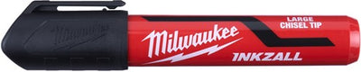 Milwaukee accessoires inkzall zwarte l beitelpunt marker - 4932471555