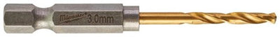 Milwaukee accessoires metaalboor swave hss-g ti. 3mm -10pcs - 4932478176